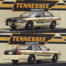 Load image into Gallery viewer, Rollin 1/64 - Ford Crown Victoria Police Interceptor - Tennessee Highway Patrol
