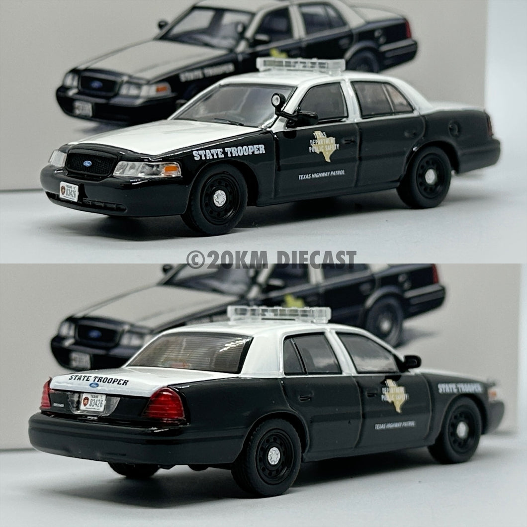 596 Model 1/64 Ford Crown Victoria - Texas State Trooper