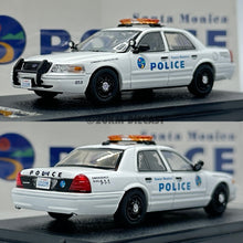 Load image into Gallery viewer, Rollin 1/64 Ford Crown Victoria Police Interceptor - Santa Monica Police set of 2
