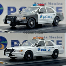 Load image into Gallery viewer, Rollin 1/64 Ford Crown Victoria Police Interceptor - Santa Monica Police set of 2
