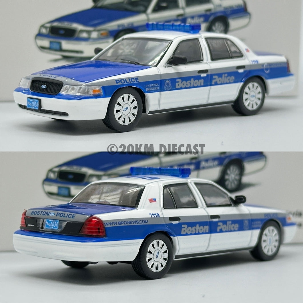 596 Model 1/64 Ford Crown Victoria - Boston Police