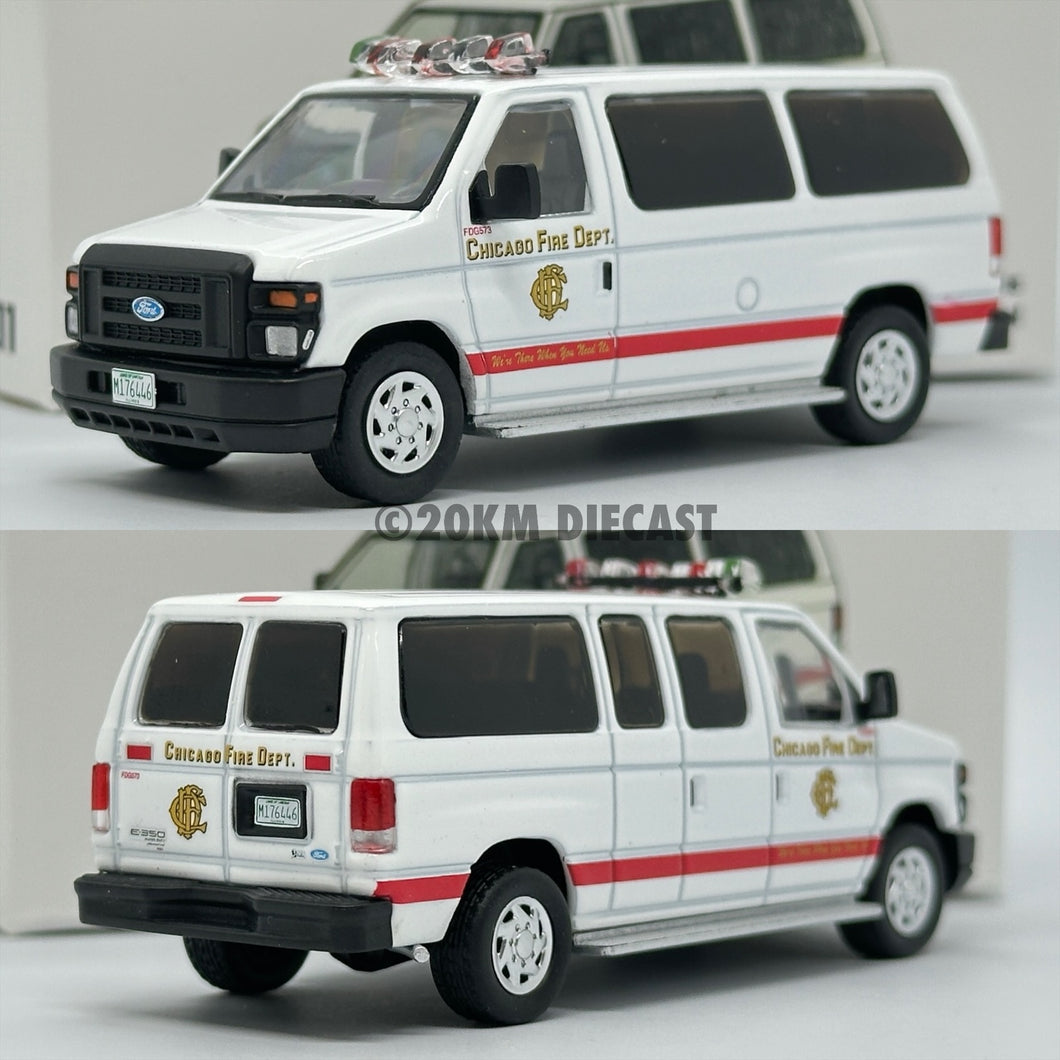 596 Model 1/64 Ford E350 - Chicago Fire Department