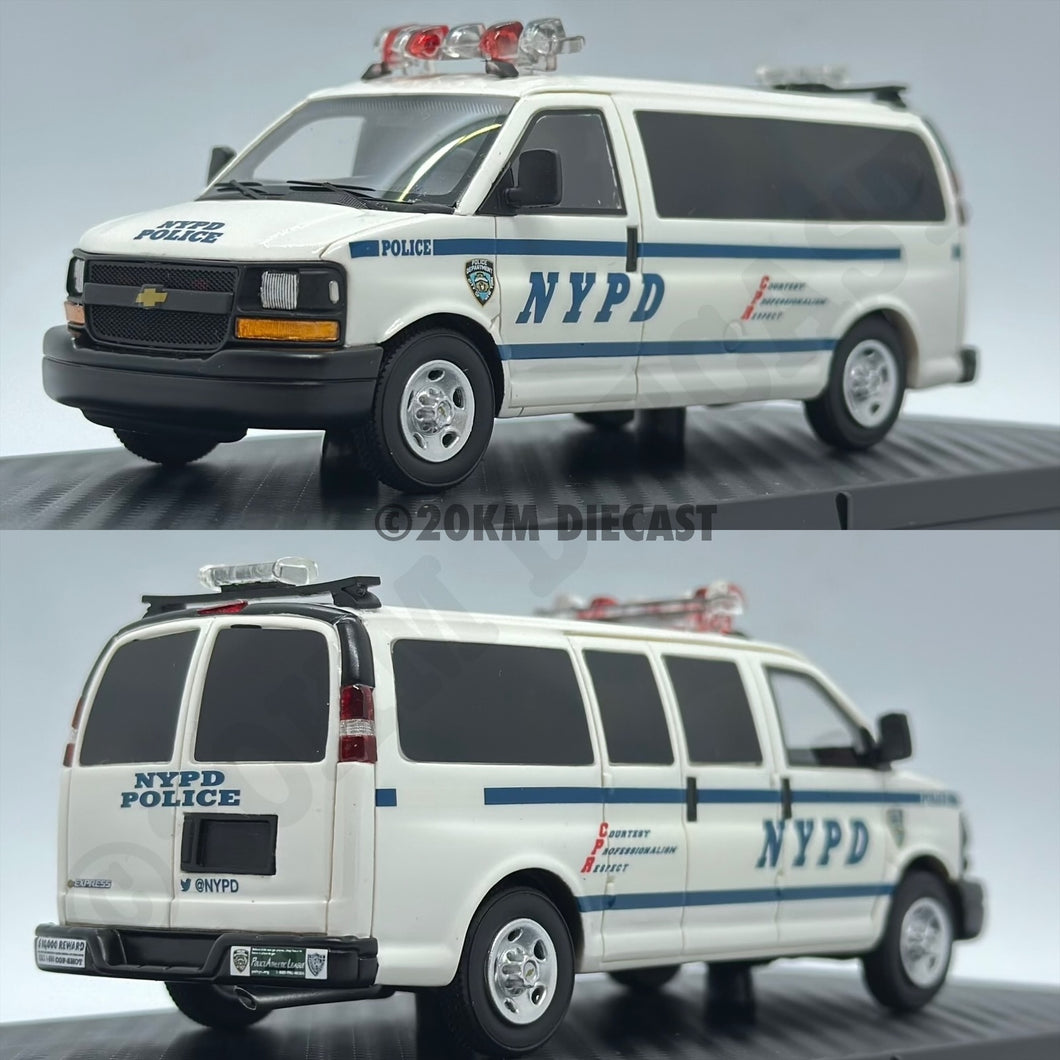 SunYork Model 1/43 Chevrolet Express -New York Police Department (NYPD)