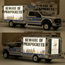 Load image into Gallery viewer, 596 1/64 Ford F550 NYPD Crime Scene Unit (With working light box)
