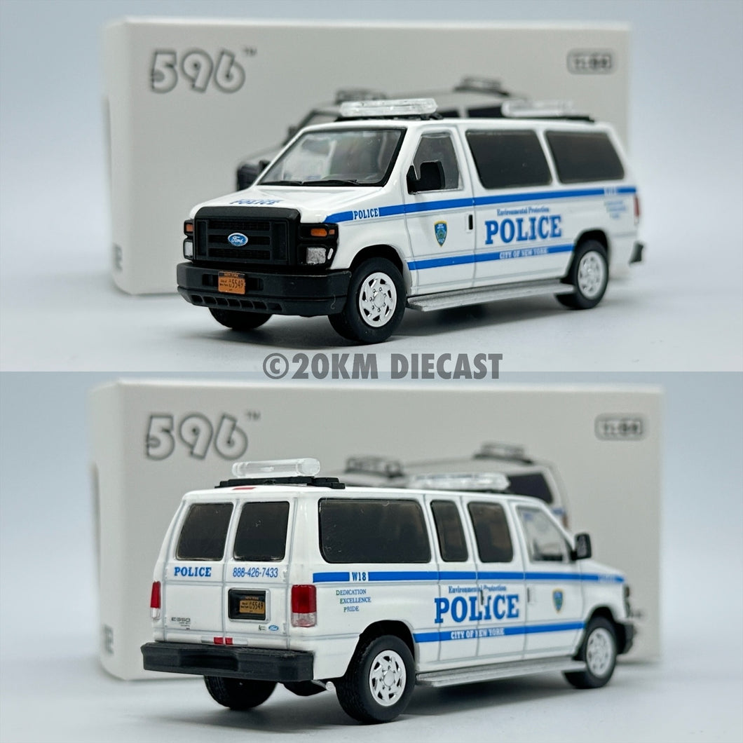 596 Model 1/64 Ford E350 - New York City Department of Environmental Protection Police