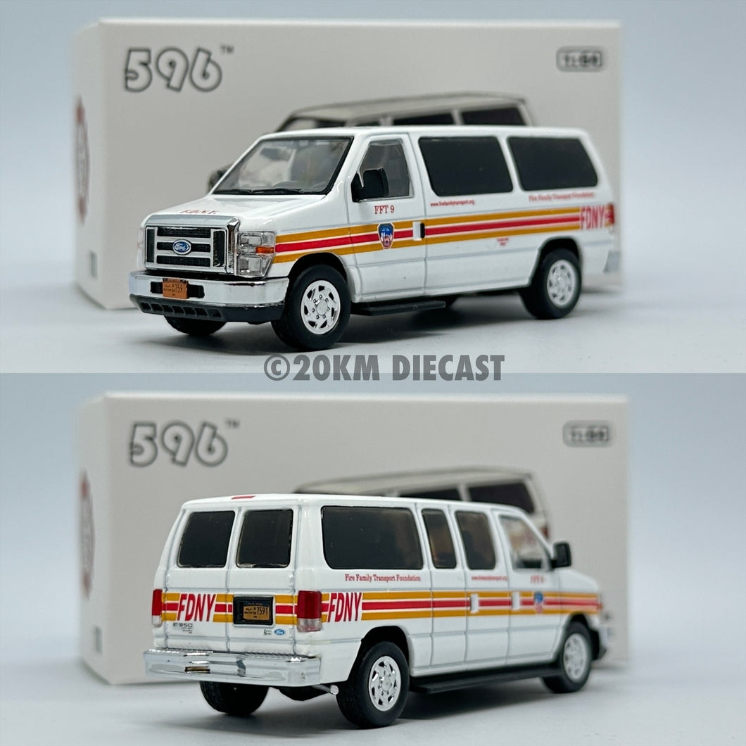 596 Model 1/64 Ford E350 - New York City Fire Department (FDNY)