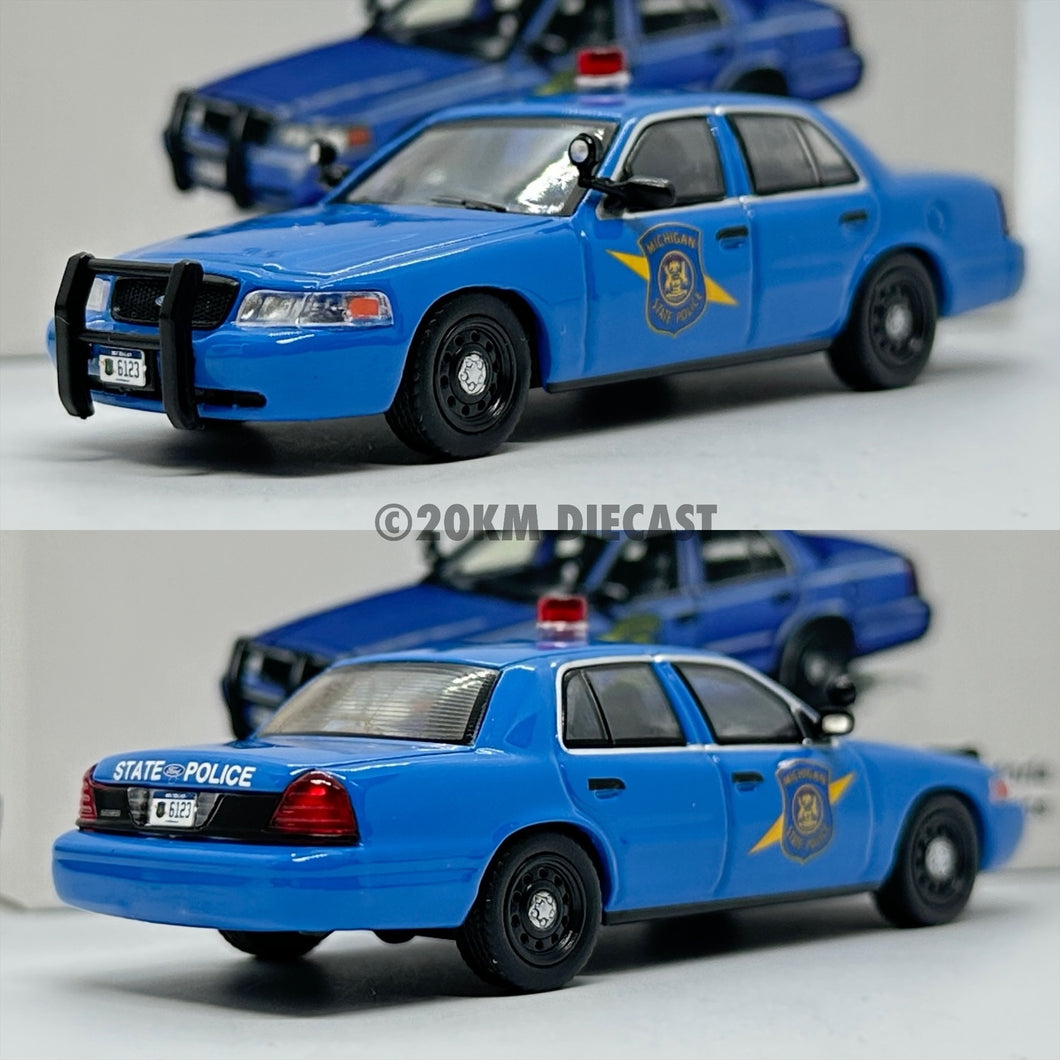 596 Model 1/64 Ford Crown Victoria Police Interceptor - Michigan State Police