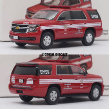Load image into Gallery viewer, 596 Model 1/64 2016 Chevrolet Tahoe - Los Angeles Coty Fire Department
