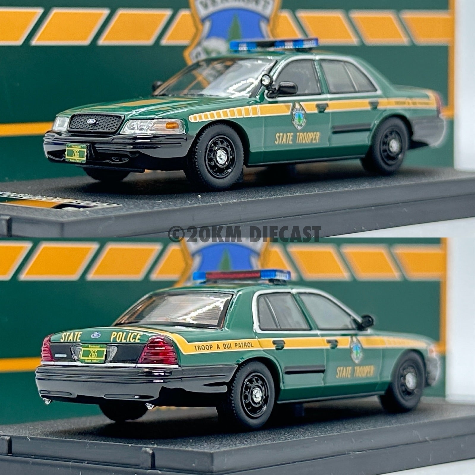 Rollin 1/64 - Ford Crown Victoria Police Interceptor - Vermont