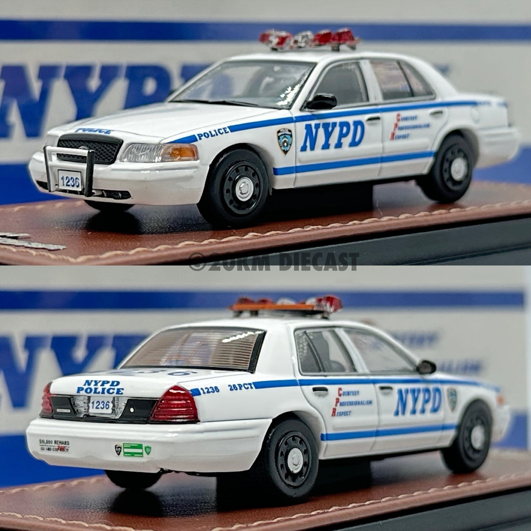 GOC 1/64 Ford Crown Victoria Police Interceptor - New York City Police Department NYPD