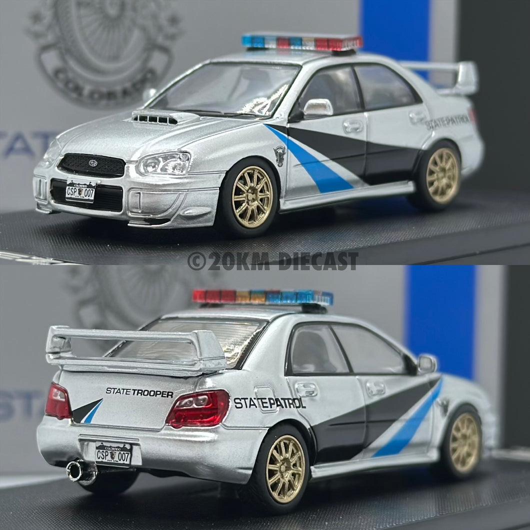 Rollin 1/64 HEC Exclusive - Subaru Impreza WRX STI - Colorado State Police
