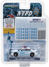 Load image into Gallery viewer, Greenlight 1/64 2017 Dodge Charger Pursuit New York City Police Department NYPD
