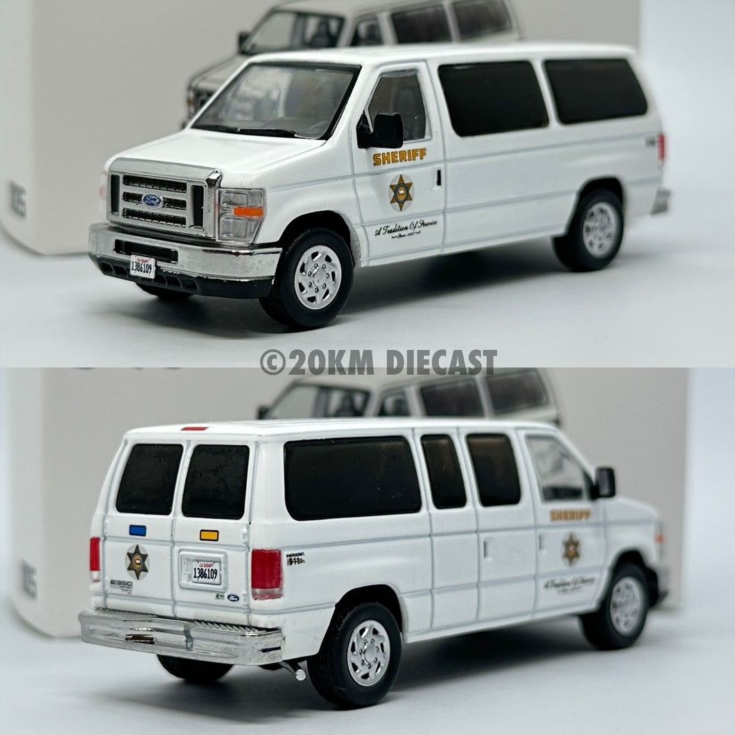 596 Model 1/64 Ford E350 - Los Angeles Sheriff – 20KM Diecast