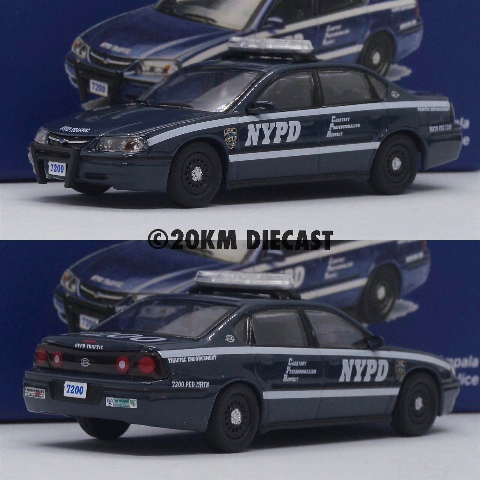 596 Model 1/64 2003 Impala -New York City Police Department NYPD