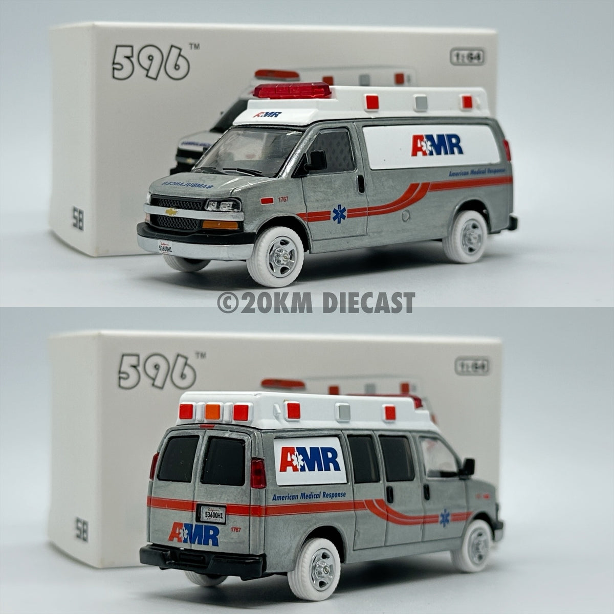 596 Model 1/64 Chevrolet Express (Facelift) - American Medical Respons ...