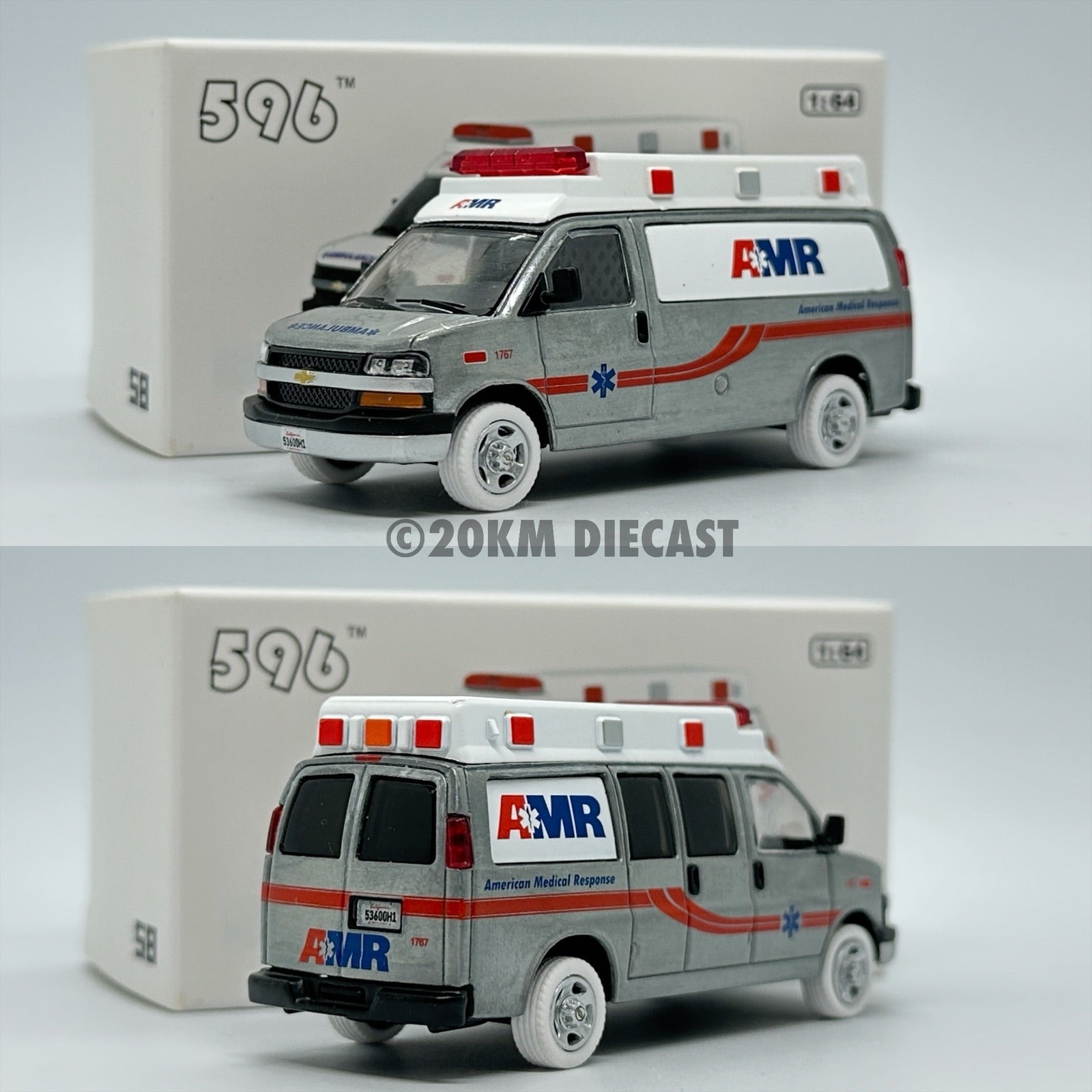596 Model 1/64 Chevrolet Express (Facelift) - American Medical