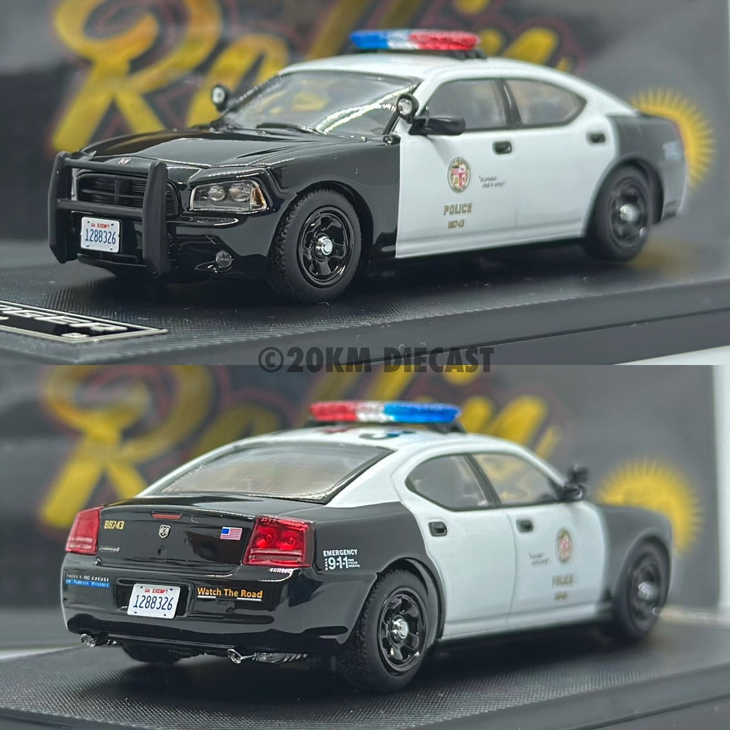 Rollin 1/64 2005 Dodge Charger -  Los Angeles Police Department (LAPD)