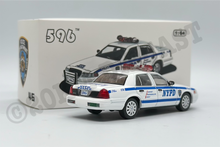 Load image into Gallery viewer, 596 Model 1/64 Ford Crown Victoria - New York City Police Department NYPD
