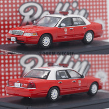 Load image into Gallery viewer, Rollin 1/64 Ford Crown Victoria Police Interceptor - Los Angeles Fire Department (LAFD) 2 cars set
