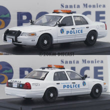 Load image into Gallery viewer, Rollin 1/64 Ford Crown Victoria Police Interceptor - Santa Monica Police set of 2
