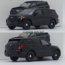 Load image into Gallery viewer, 596 1/64 2020 Ford Police Interceptor Utility - Blank Black
