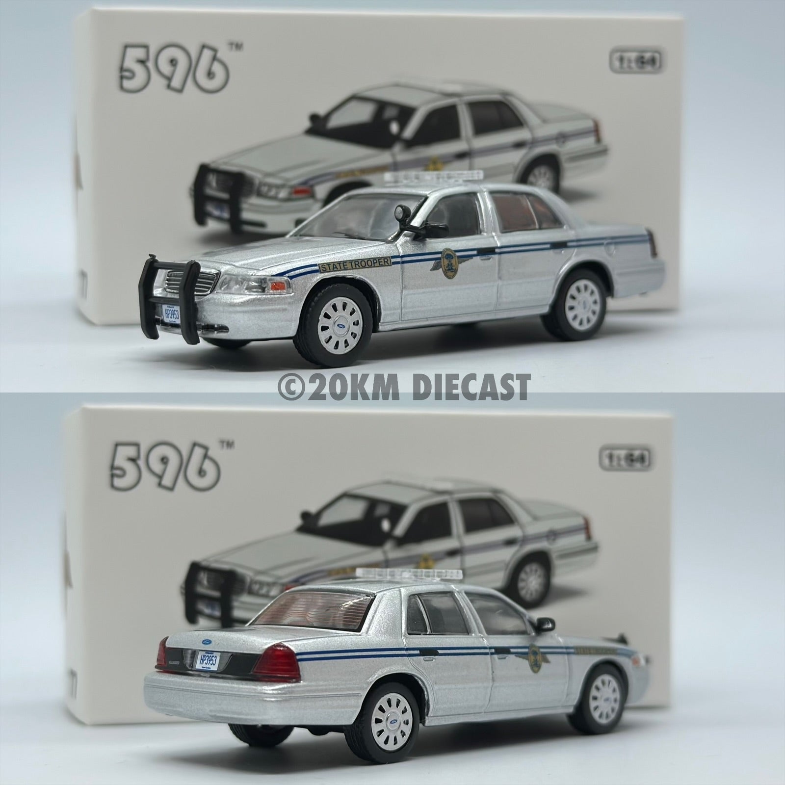 596 Model 1/64 Ford Crown Victoria Police Interceptor