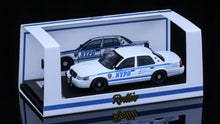 Load image into Gallery viewer, Rollin 1/64 Ford Crown Victoria Police Interceptor - NYPD New York City Police Department Highway Patrol Slicktop
