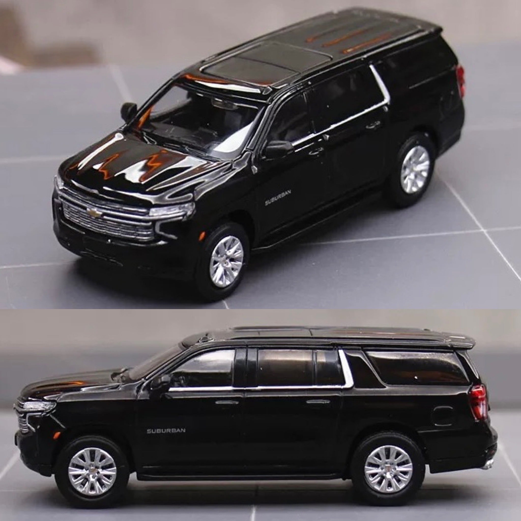 Modèle Réduit Voiture Chevrolet Suburban 1:64 - Métal Moulé 596Model - Année 2023 - Neuf