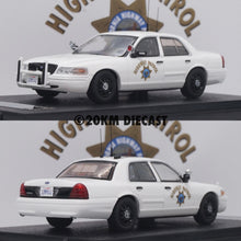 Load image into Gallery viewer, Rollin 1/64 Crown Victoria Police Interceptor - California Highway Patrol Slicktop (New)
