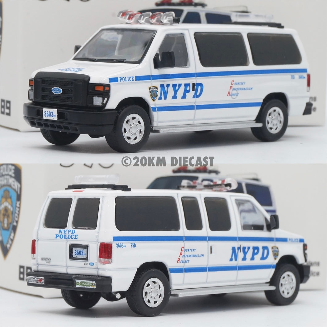 596 Model 1/64 Ford E350 - New York City Police Department (NYPD