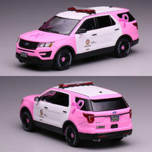 Load image into Gallery viewer, [Pre-Order] 596 1/64 2016 Explorer 2 Cars set (NYPD &amp; LA Police Breast Cancer Awareness)
