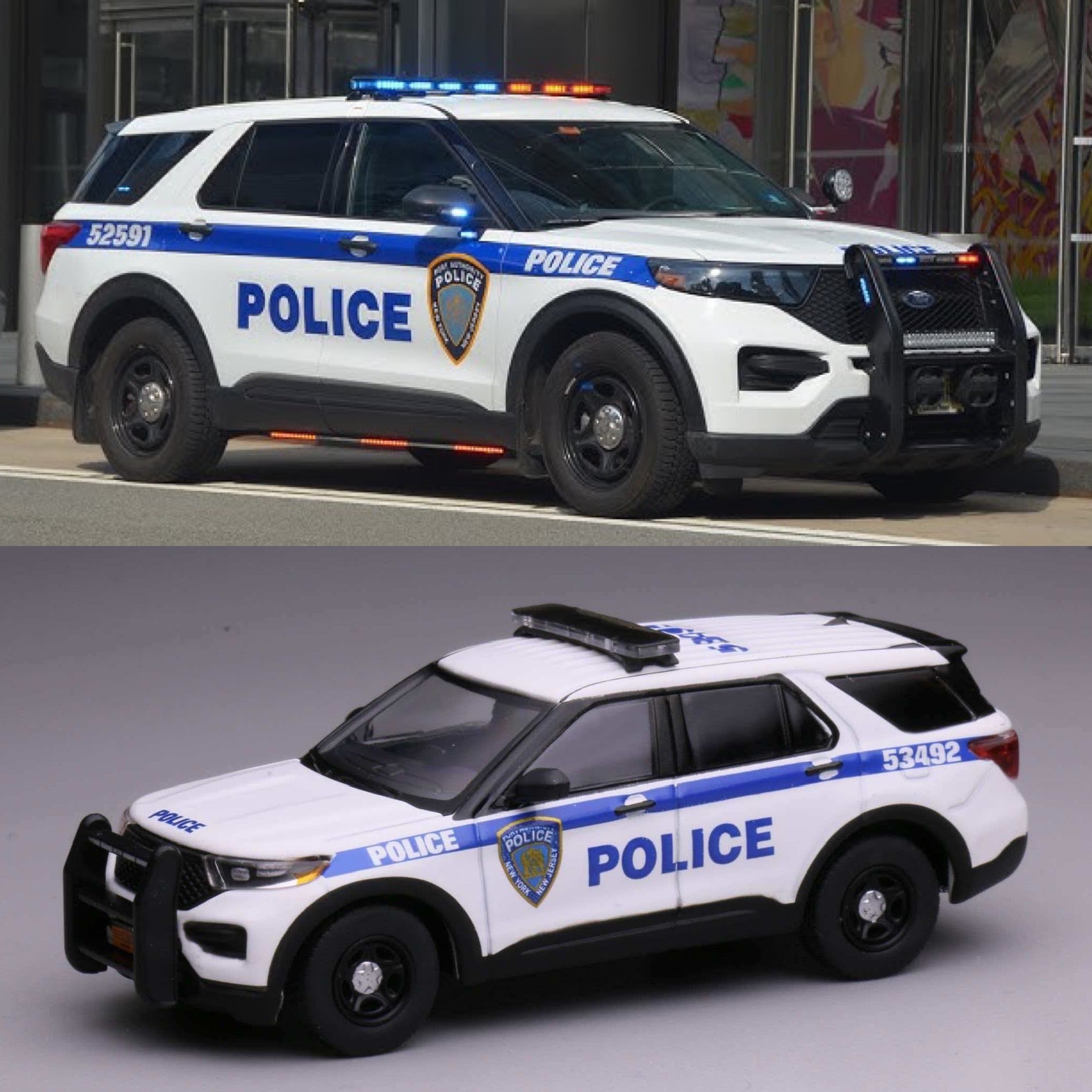 596 Model 1/64 2020 Ford Police Interceptor Utility - New York and
