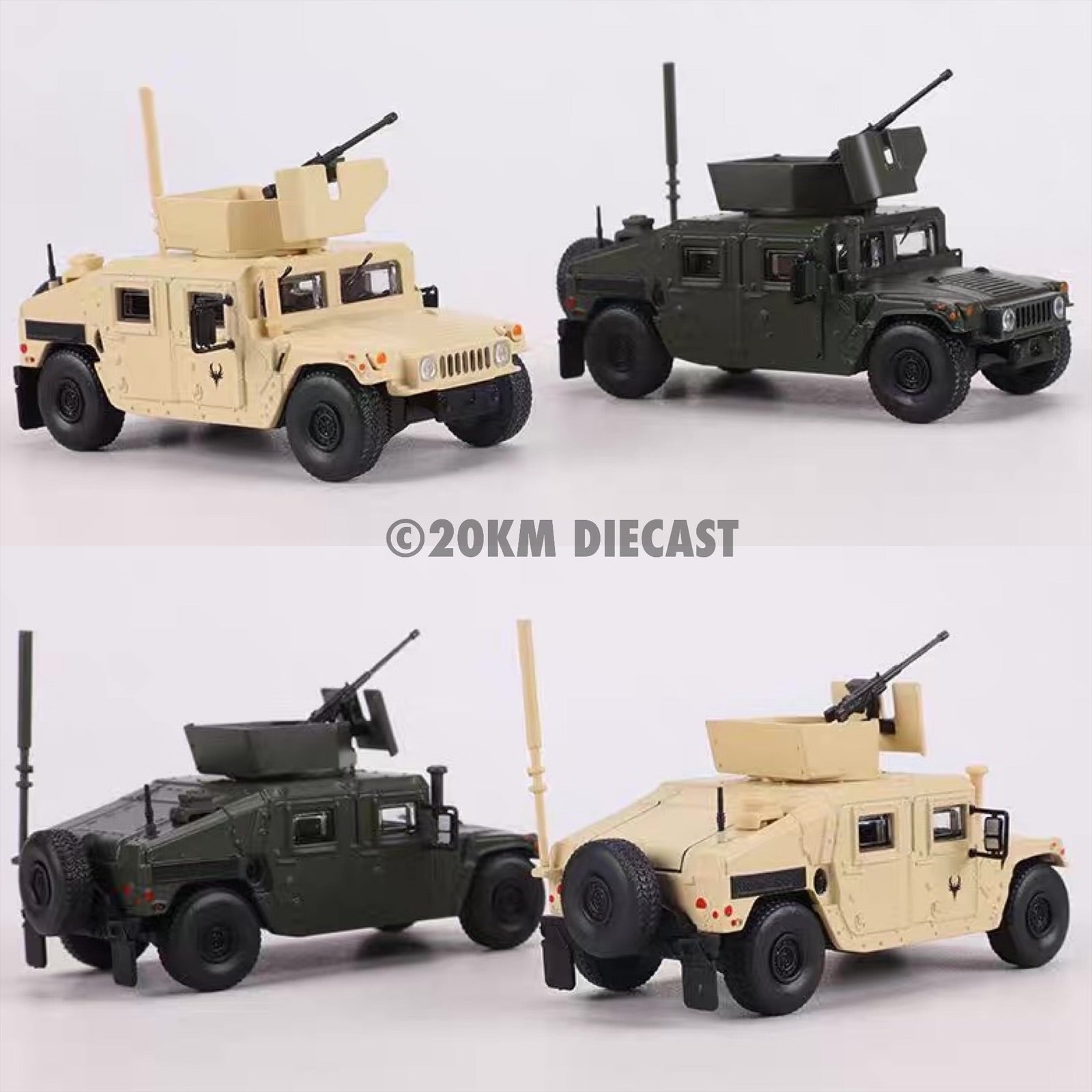 Masdi 1/64 Humvee – 20KM Diecast