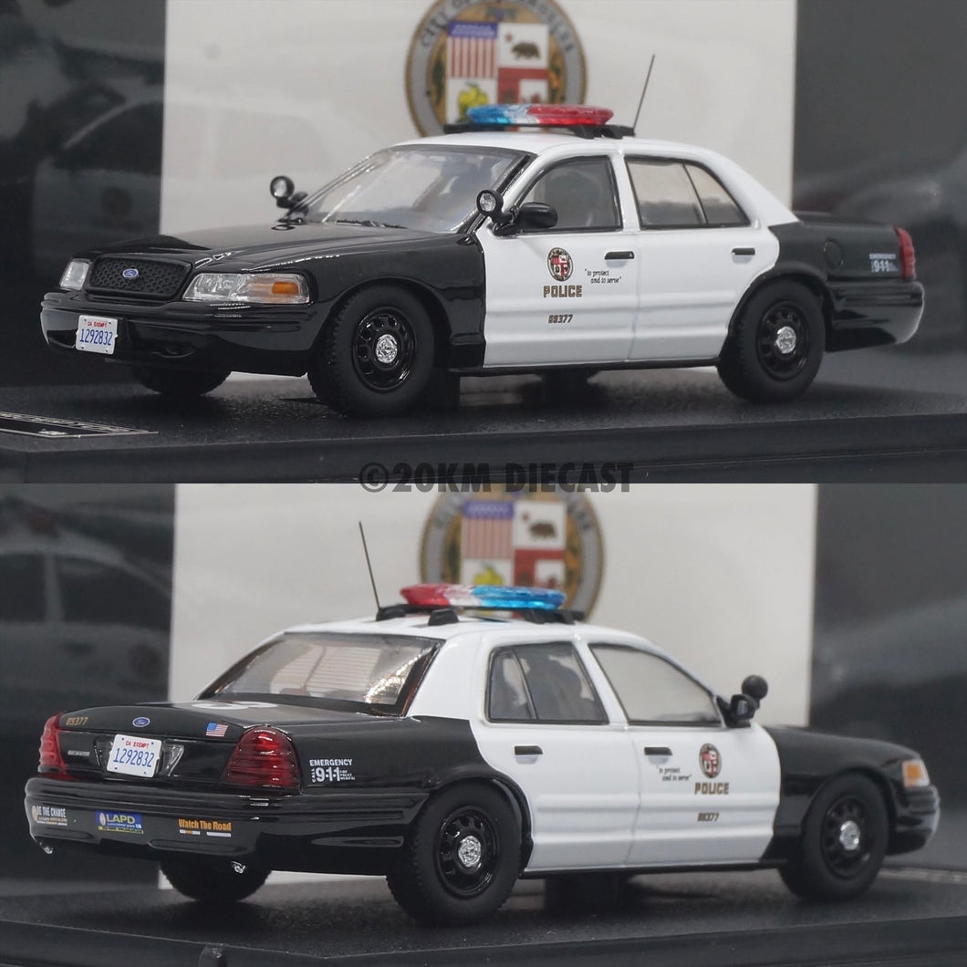 Rollin 1/64 LAPD フォード・クラウンビクトリア P71 ロス市警 Rollin 1/64 Crown Victoria Police Interceptor - Los Angeles Police
