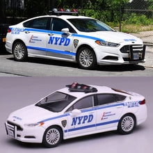Load image into Gallery viewer, 596 Model 1/64 2013 Ford Fusion - New York City Police Department NYPD
