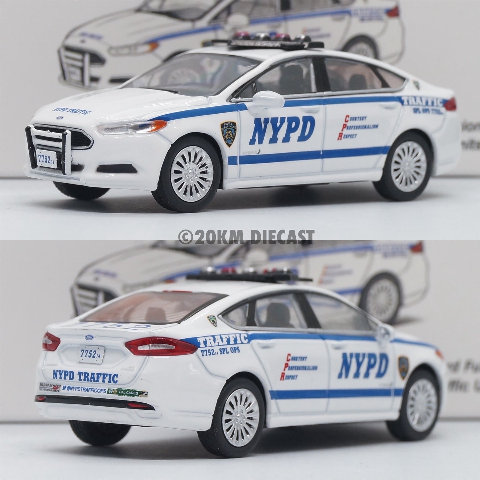596 Model 1/64 2013 Ford Fusion - New York City Police Department
