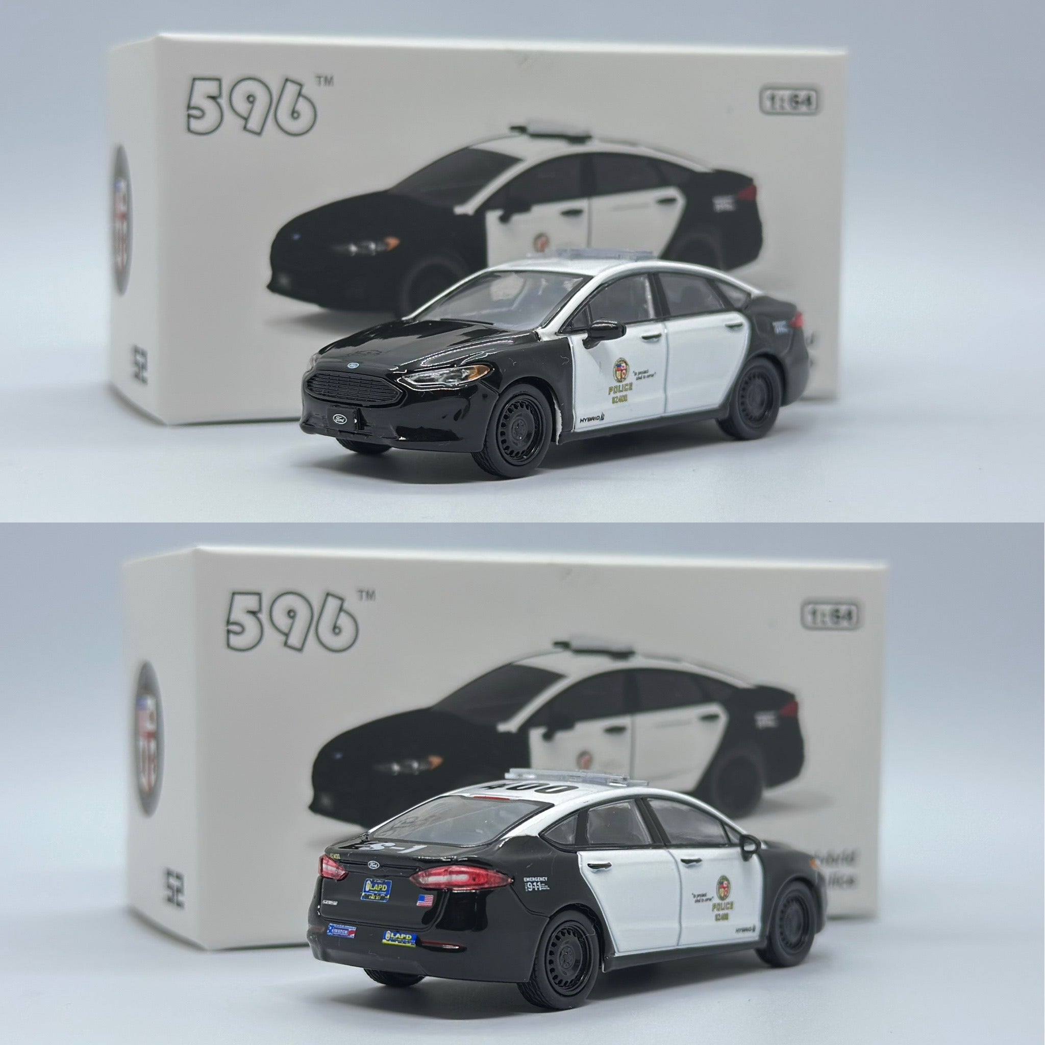 596 Model 1/64 Ford Fusion - Los Angeles Police Department