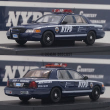 Load image into Gallery viewer, GOC 1/64 Ford Crown Victoria Police Interceptor - New York City Police Department NYPD (New)
