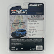 Load image into Gallery viewer, Greenlight 1/64 Hot Pursuit Series 27 - 2016 Ford Police Interceptor Utility - Maine State Police
