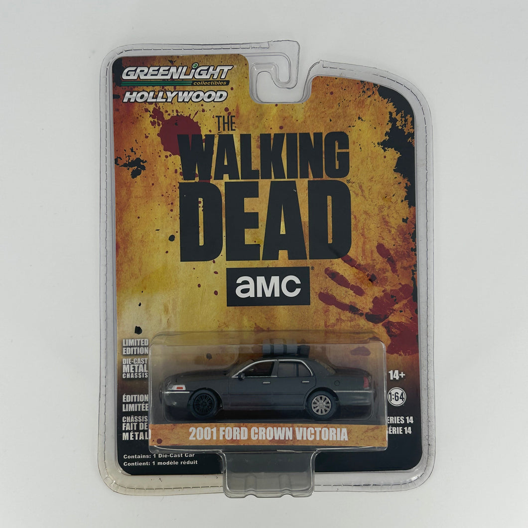 Greenlight 1/64 Hollywood Series 14 - The Governor's 2001 Ford Crown Victoria (Dusty) - The Walking Dead (2010 - Current TV Series)