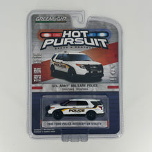 Load image into Gallery viewer, Greenlight 1/64 Hot Pursuit Series 21 - 2015 Ford Police Interceptor Utility - U.S. Army Military Police
