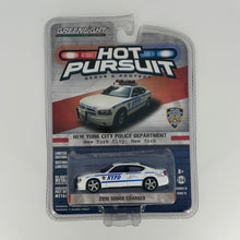 Load image into Gallery viewer, Greenlight 1/64 Hot Pursuit Series 12 - 2010 Dodge Charger - New York City Police Department (NYPD)
