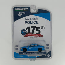 Load image into Gallery viewer, Greenlight 1/64 Anniversary Collection Series 8 - 2018 Dodge Charger - Montreal Canada Police 175th Anniversary
