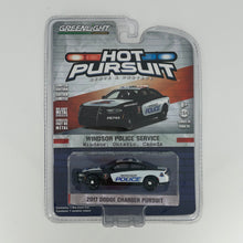 Load image into Gallery viewer, Greenlight 1/64 Hot Pursuit Series 26 - 2017 Dodge Charger - Windsor Police Ontario Canada 150th Anniversary
