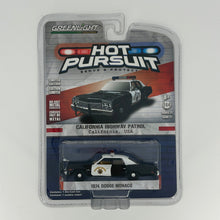 Load image into Gallery viewer, Greenlight 1/64 Hot Pursuit Series 21 - 1974 Dodge Monaco - California Highway Patrol (CHP)
