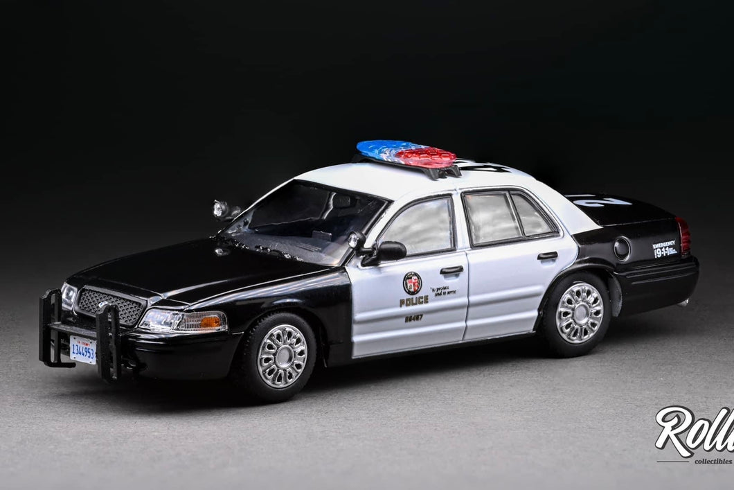 [Pre-Order] Rollin 1/64 Ford Crown Victoria Police Interceptor - Los Angeles Police Department (LAPD)