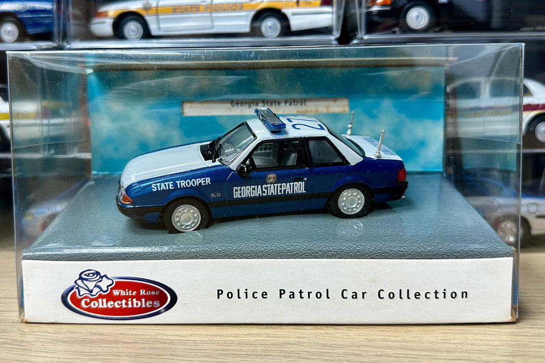 White Rose Collectibles 1/43 1992 Ford Mustang - Georgia State Patrol