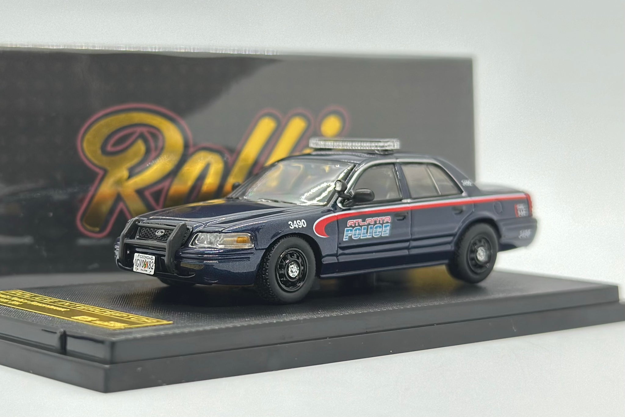 Rollin 1/64 Ford Crown Victoria Police Interceptor - Atlanta