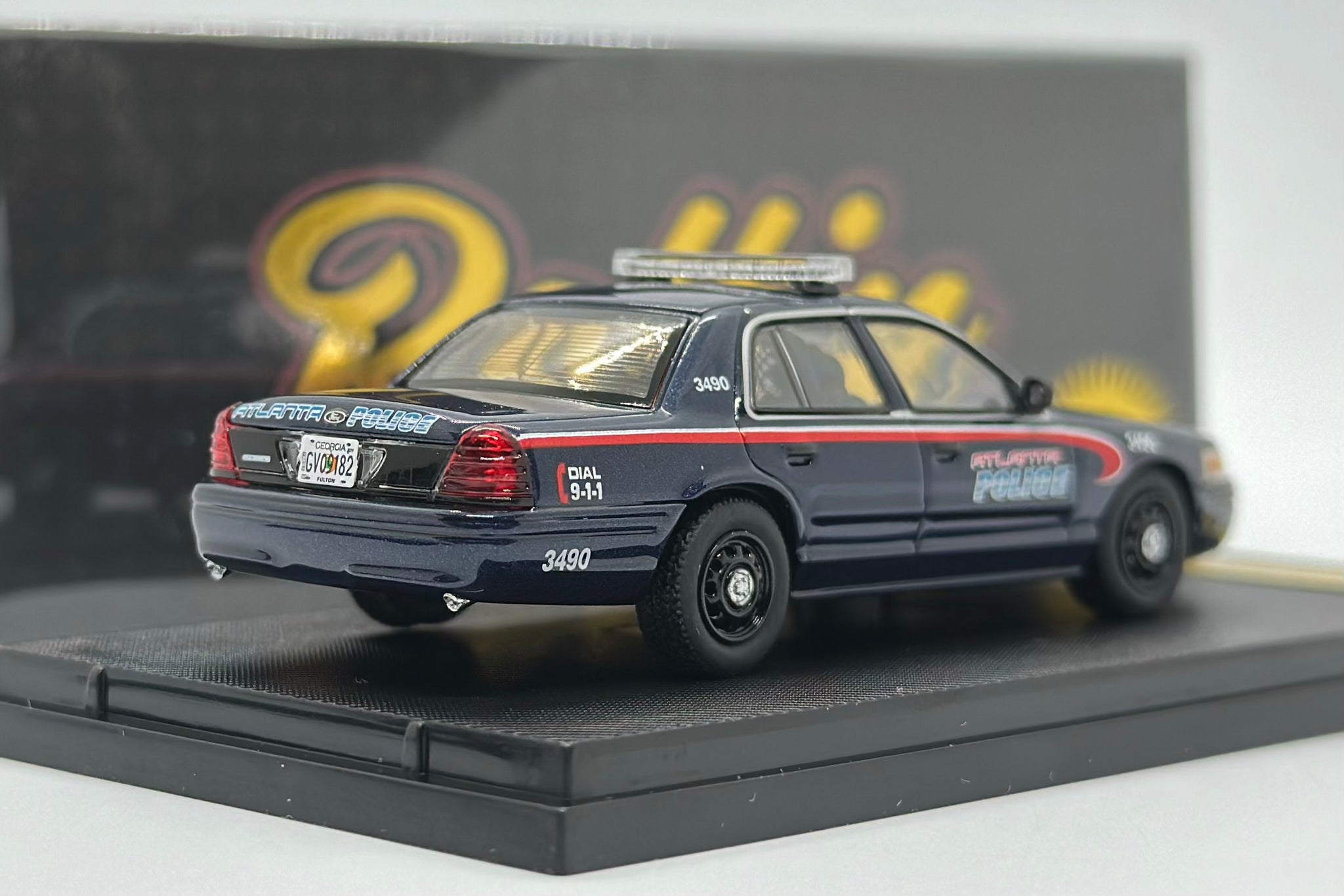 Rollin 1/64 Ford Crown Victoria Police Interceptor - Atlanta
