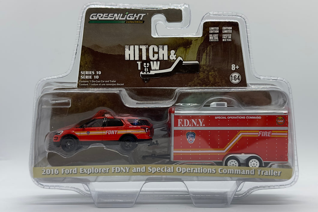 Greenlight Hitch & Tow - 2016 Ford Explorer - New York City Fire Department FDNY